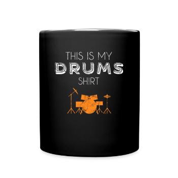 Chemise batterie - Mug uni - noir - Devant