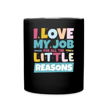 Pre-K Teacher School - Full Colour Mug - black - Front