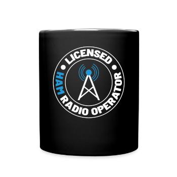 Amateur Radio Channel Licensed Amateur Radio Op - Mug uni - noir - Devant