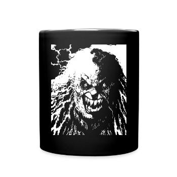 Horror Clown Spooky Halloween Horror Film Evil Cl - Tasse einfarbig - Schwarz - Vorne