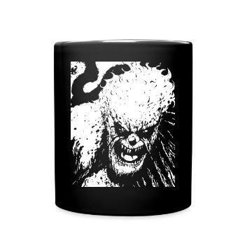 Horror Clown Spooky Halloween Horror Film Evil Cl - Tasse einfarbig - Schwarz - Vorne