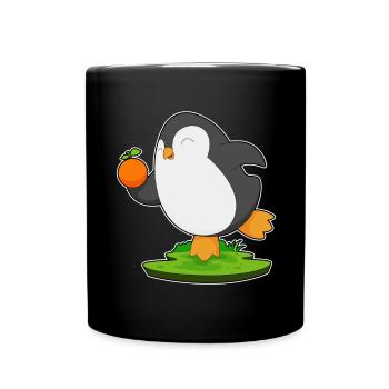 Penguin Orange - Full Colour Mug - black - Front