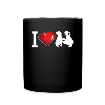Accessoires pour chiens Rottweiler Propriétaires de chiens - Mug uni - noir - Devant