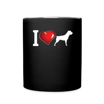 Accessoires pour chiens Rottweiler Propriétaires de chiens - Mug uni - noir - Devant