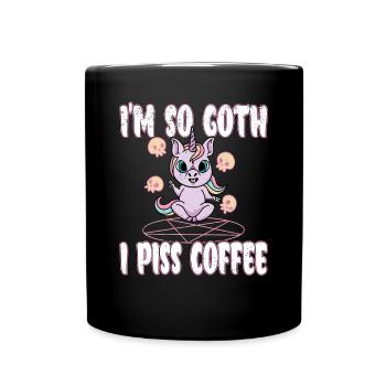 Satan Belzébuth Diable Gothique Pentagramme Mystique - Mug uni - noir - Devant