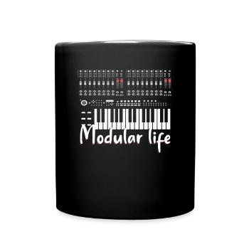 Modular Life Electronic Musical Synthesizer - Tasse einfarbig - Schwarz - Vorne