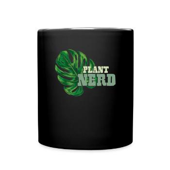 Plant Nerd Plant Monstera Gardener Window Leaf - Mug uni - noir - Devant
