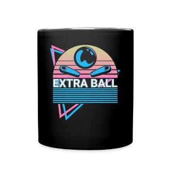Pinball machine rétro - Mug uni - noir - Devant