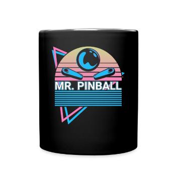 Mr. Flipper Retro - Full Colour Mug - black - Front