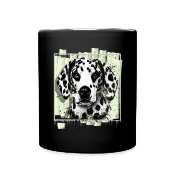Dalmate - Mug uni - noir - Devant