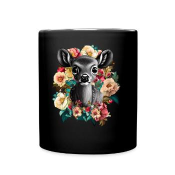 Roe deer - Full Colour Mug - black - Front