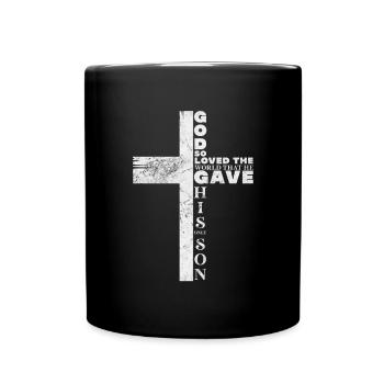 Bibel - Tasse einfarbig - Schwarz - Vorne