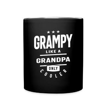 Grampy - Grandpa Upgrade Extra Cool - Full Colour Mug - black - Front