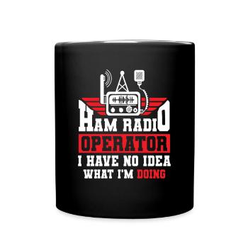 Amateur Radio Opérateur Antenne Antenne Amateur - Mug uni - noir - Devant