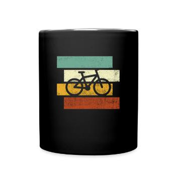 Vélo Rétro - Mug uni - noir - Devant