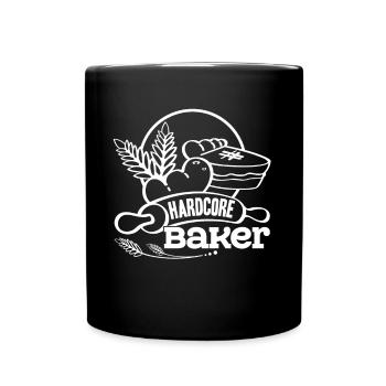 Baker Hardcore Baker - Full Colour Mug - black - Front