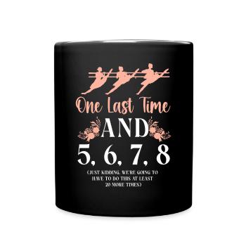 Ballet Dancer Dance Girl Ballerina - Tasse einfarbig - Schwarz - Vorne
