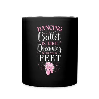 Ballet Danseuse Danse Ballerine - Mug uni - noir - Devant