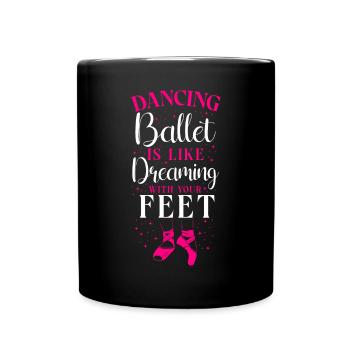 Ballet Danseuse Danse Ballerine - Mug uni - noir - Devant