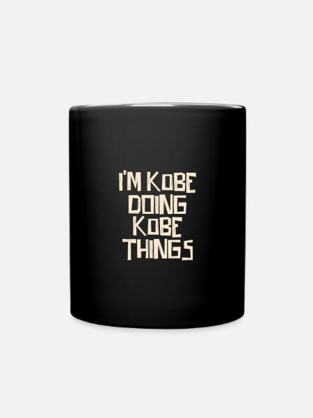 I'm Kobe doing Kobe things - Tasse einfarbig - Schwarz