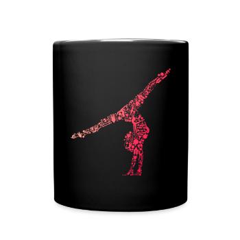 Turnerin - Tasse einfarbig - Schwarz - Vorne