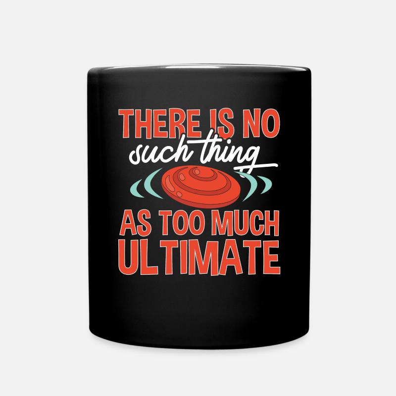 Ultimate Frisbee Wurfscheibe - Tasse einfarbig - Schwarz