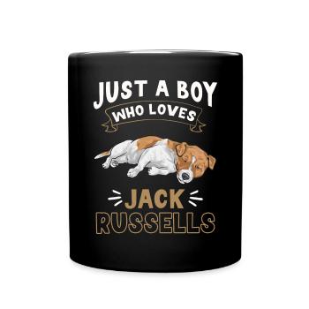 Jack Russell Terrier - Mug uni - noir - Devant