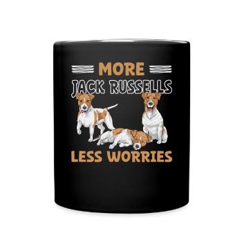 Jack Russell Terrier - Mug uni - noir - Devant