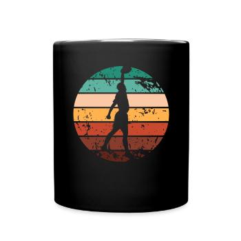 Disque de lancer de frisbee ultime - Mug uni - noir - Devant
