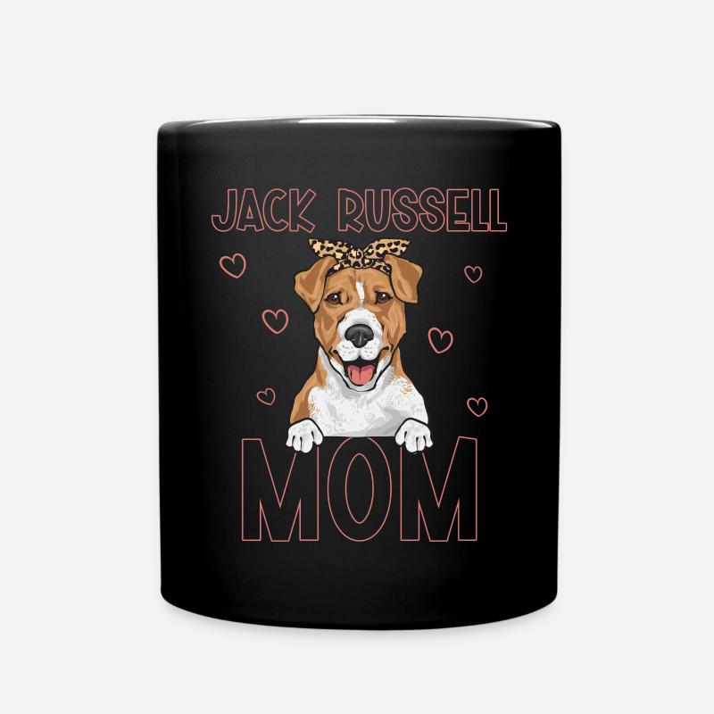 Jack Russell Terrier - Tasse einfarbig - Schwarz
