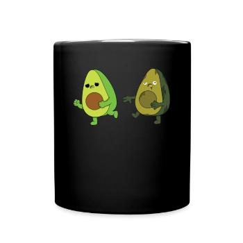 Avocat Zombie - Mug uni - noir - Devant