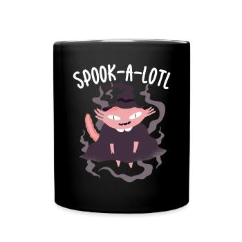 Axolotl Halloween Trick Or Treat Amphibian Axolotl - Mug uni - noir - Devant