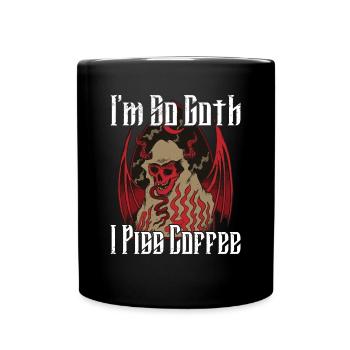 Satan Beelzebub Devil Gothic Pentagram Mystical - Full Colour Mug - black - Front