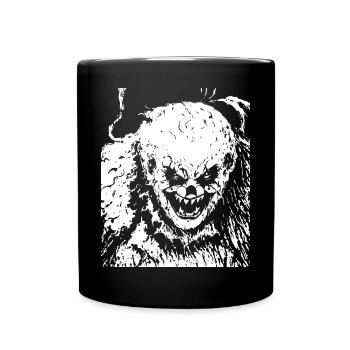 Horror Clown Spooky Halloween Horror Film Evil Cl - Tasse einfarbig - Schwarz - Vorne