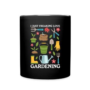 Gardening Garden Home Gardener Gardener Gift - Full Colour Mug - black - Front