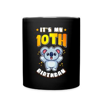 10e anniversaire 10 ans Cadeau Idée Cadeau Cadeau - Mug uni - noir - Devant