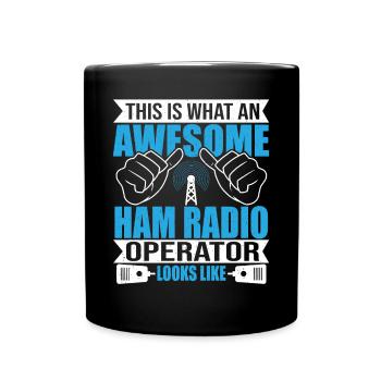 Un génial amateur d’antenne radio réseau amateur amateur - Mug uni - noir - Devant