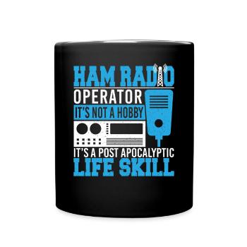 Opérateur radio amateur Pas un amateur de radio d’antenne - Mug uni - noir - Devant