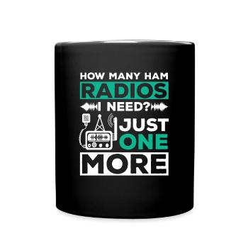 Combien de radios amateur ai-je besoin d’un signal d’antenne amateur - Mug uni - noir - Devant