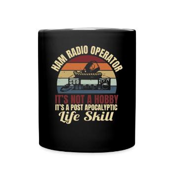 Ham Radio Operator Not A Hobby Retro Signal Vintag - Tasse einfarbig - Schwarz - Vorne