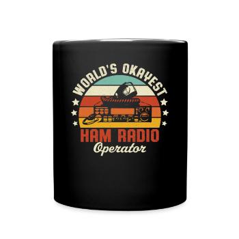 Réseau d’opérateurs de radio amateur Okayest Okayest de Vintage World - Mug uni - noir - Devant