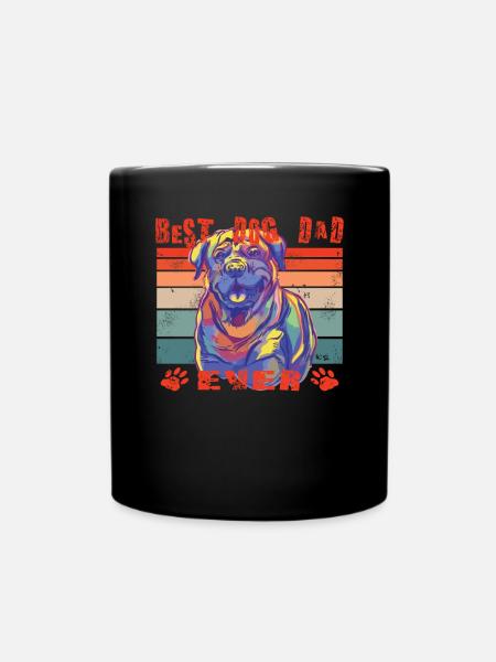Hundezubehör Rottweiler Hundebesitzer - Tasse einfarbig - Schwarz