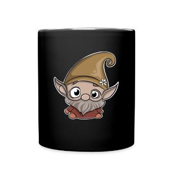 Gnome nain Gnome - Mug uni - noir - Devant