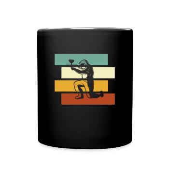 Paintball Rétro - Mug uni - noir - Devant