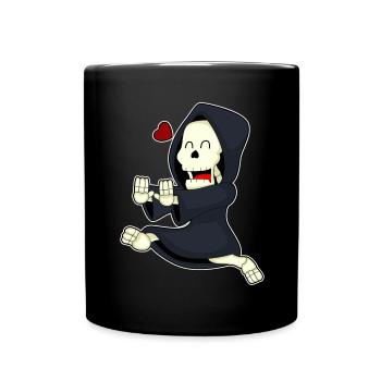 Skeleton Jogger Jogging Sport - Full Colour Mug - black - Front