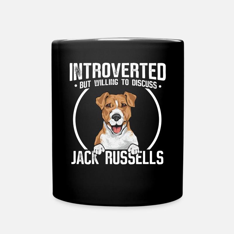 Jack Russell Terrier - Full Colour Mug - black