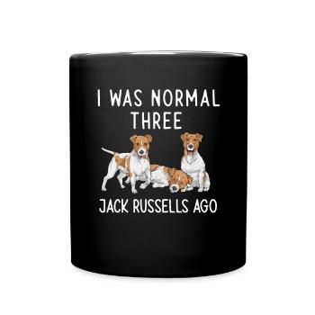 Jack Russell Terrier - Mug uni - noir - Devant