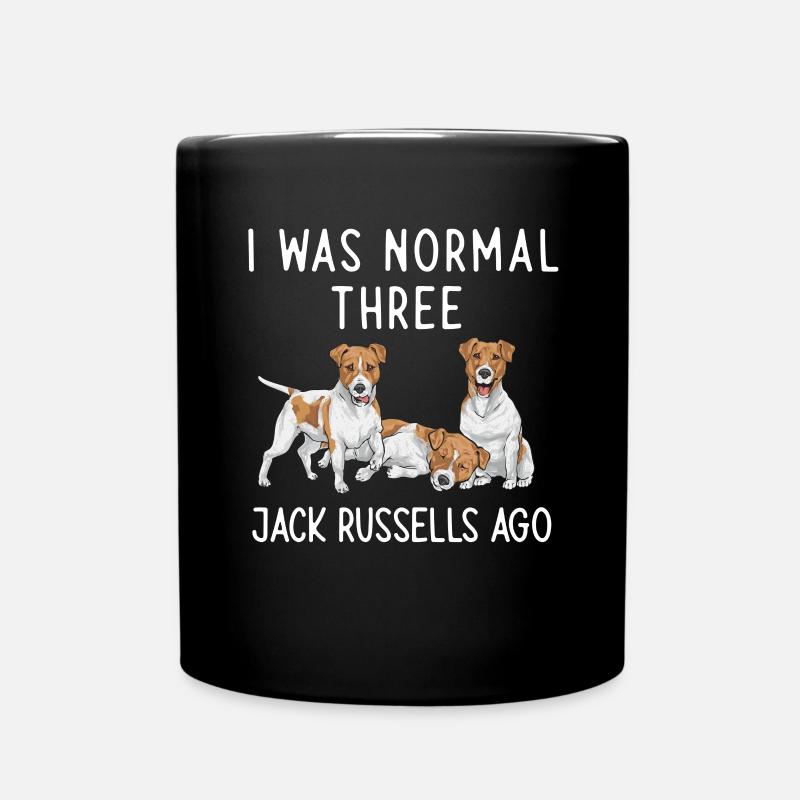 Jack Russell Terrier - Mug uni - noir