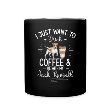 Jack Russell Terrier - Mug uni - noir - Devant