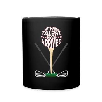The Talent Has Arrived | Father's Day Golf Dad - Full Colour Mug - black - Front